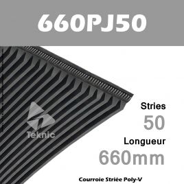 Courroie Poly-V 660PJ50