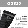 Courroie G-2520 2520 14M 52,5