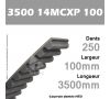 Courroie Dentée 3500 14M 100 CXP