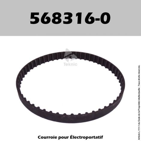 Courroie Black & Decker 568316-0