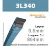 Courroie 3L340 - Continental