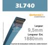 Courroie 3L740 - Continental