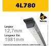 Courroie 4L780 - Teknic