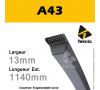 Courroie A43 - Teknic
