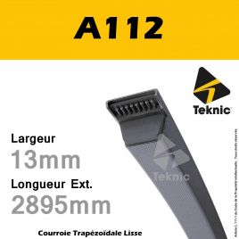 Courroie A112 - Teknic