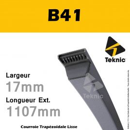 Courroie B41 - Teknic