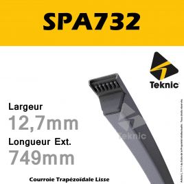 Courroie SPA0732 - Teknic