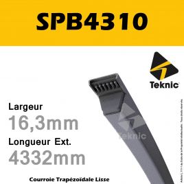 Courroie SPB4310 - Teknic